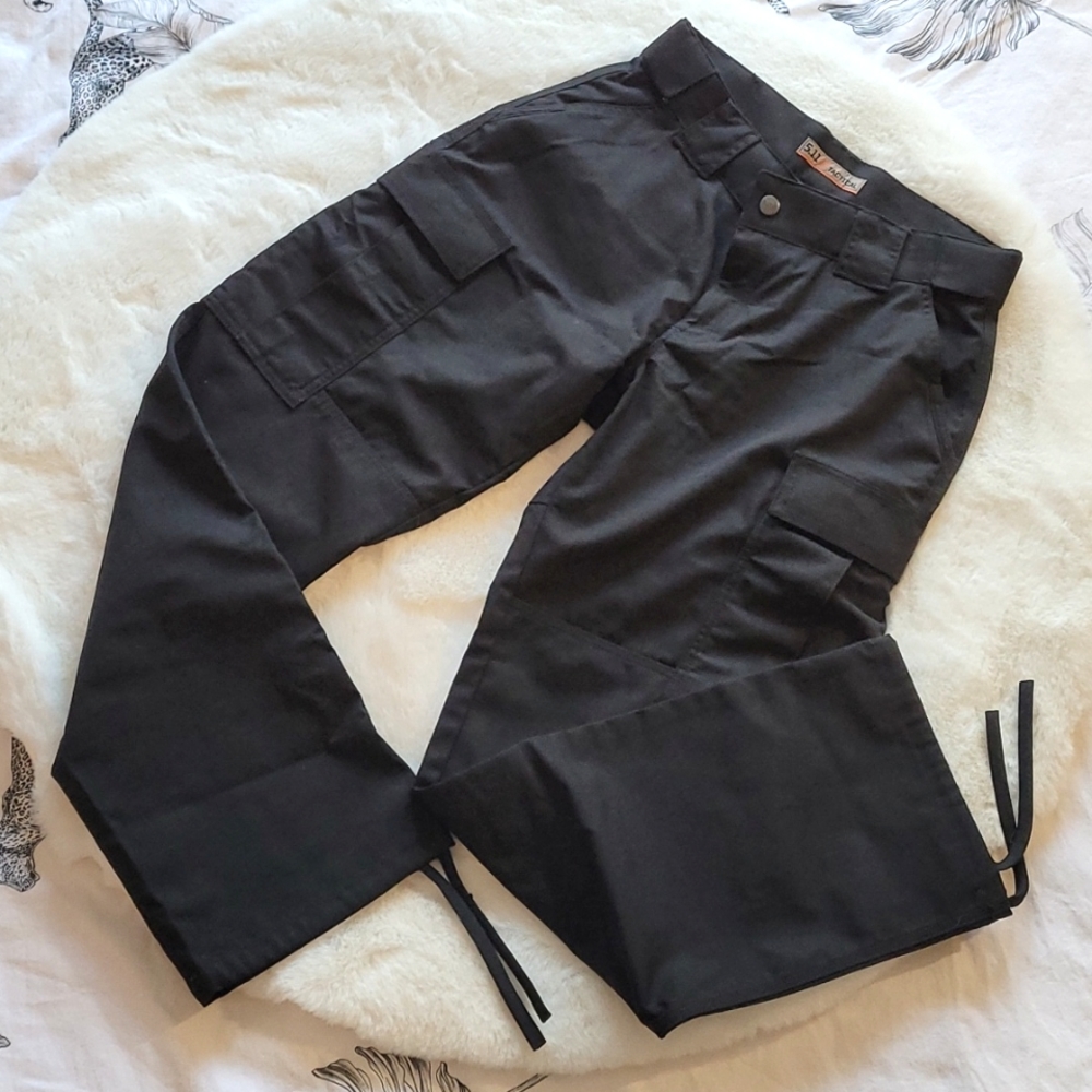 5.11 Tactical Black Work Outdoor Cargo Utility Pants Size 6